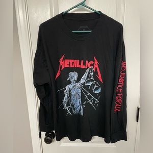 Metallica unisex long sleeve t-shirt